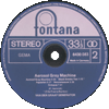 The Aerosol Grey Machine Fontana label