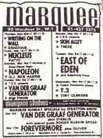 Marquee gig